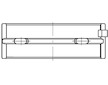 Hlavní ložiska klikového hřídele MAHLE 001 HL 19790 000