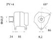 generátor MAHLE MG 454