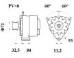 generátor MAHLE MG 586