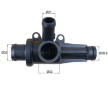 Termostat, chladivo MAHLE TH 45 87