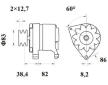 generátor MAHLE MG 778