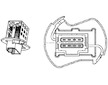 Odpor, vnitřní tlakový ventilátor MAHLE ORIGINAL ABR 90 000P