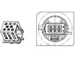 Odpor, vnitřní tlakový ventilátor MAHLE ABR 91 000P