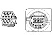 Odpor, vnitřní tlakový ventilátor MAHLE ABR 92 000P