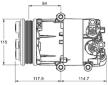 Kompresor, klimatizace MAHLE ACP 1333 000P