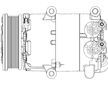 Kompresor, klimatizace MAHLE ORIGINAL ACP 310 000P