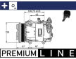 Kompresor, klimatizace MAHLE ACP 54 000P