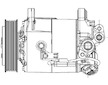 Kompresor, klimatizace MAHLE ACP 601 000P