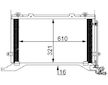 Kondenzátor, klimatizace MAHLE AC 248 000P