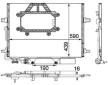 Kondenzátor, klimatizace MAHLE AC 453 000P
