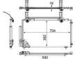 Kondenzátor, klimatizace MAHLE AC 471 000S