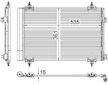 Kondenzátor, klimatizace MAHLE AC 587 000P