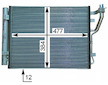 Kondenzátor, klimatizace MAHLE AC 709 000P