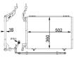 Kondenzátor, klimatizace MAHLE AC 846 000S