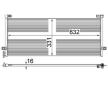 Kondenzátor, klimatizace MAHLE AC 884 000P