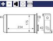 Výměník tepla, vnitřní vytápění MAHLE AH 44 000S