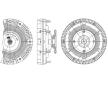 Spojka, větrák chladiče MAHLE ORIGINAL CFC 201 000P