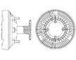 Spojka, větrák chladiče MAHLE CFC 204 000P