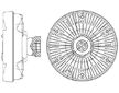 Spojka, větrák chladiče MAHLE CFC 224 000P