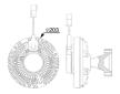 Spojka, větrák chladiče MAHLE CFC 253 000P