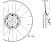 Větrák, chlazení motoru MAHLE CFF 415 000P