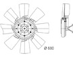 Větrák, chlazení motoru MAHLE CFF 420 000P
