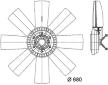 Větrák, chlazení motoru MAHLE CFF 430 000P