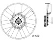 Větrák, chlazení motoru MAHLE CFF 459 000P