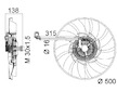 Větrák, chlazení motoru MAHLE CFF 471 000P