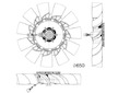 Větrák, chlazení motoru MAHLE CFF 506 000P