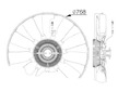 Větrák, chlazení motoru MAHLE CFF 526 000P