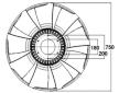 Koleso ventilátora chladenia motora MAHLE CFW 54 000P