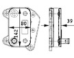 Olejový chladič, motorový olej MAHLE CLC 52 000P