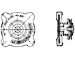 Uzavírací víčko, chladič MAHLE CRB 12 000P