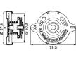 Uzavírací víčko, chladič MAHLE CRB 14 000P