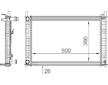 Chladič, chlazení motoru MAHLE CR 1356 000S