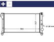 Chladič, chlazení motoru MAHLE CR 1452 000S