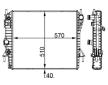 Chladič, chlazení motoru MAHLE CR 1965 000P