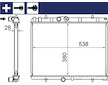 Chladič, chlazení motoru MAHLE CR 2014 000S