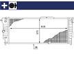 Chladič, chlazení motoru MAHLE CR 440 000S