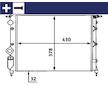 Chladič, chlazení motoru MAHLE CR 476 000S