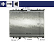 Chladič, chlazení motoru MAHLE CR 524 000S