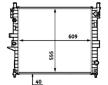 Chladič, chlazení motoru MAHLE CR 554 000S