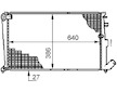 Chladič, chlazení motoru MAHLE CR 586 000S