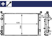 Chladič, chlazení motoru MAHLE CR 645 000S