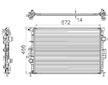 Chladič, chlazení motoru MAHLE CR 906 000S