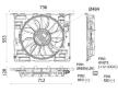 Ventilátor chladenia motora MAHLE CFF 535 000P