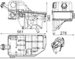 Vyrovnávací nádoba, chladicí kapalina MAHLE CRT 33 000S