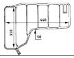 Vyrovnávací nádoba, chladicí kapalina MAHLE CRT 38 000S