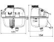 Vyrovnávacia nádobka chladiacej kvapaliny MAHLE CRT 87 001S